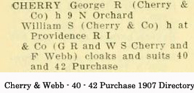 1907 Cherry and Webb  - New Bedford, Ma www.WhalingCity.net