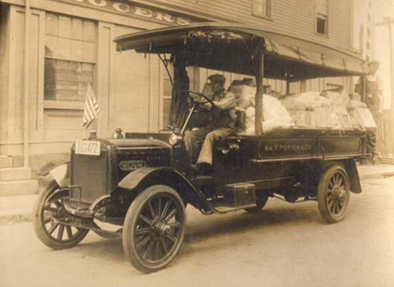 1915 Delivery Truck - Wm. F. Potter 7 Co. new Bedford, Ma. www.WhalingCity.net