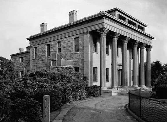 Home of  Abraham H. Howland first mayor of New Bedford, Ma.  - www.WhalingCity.net